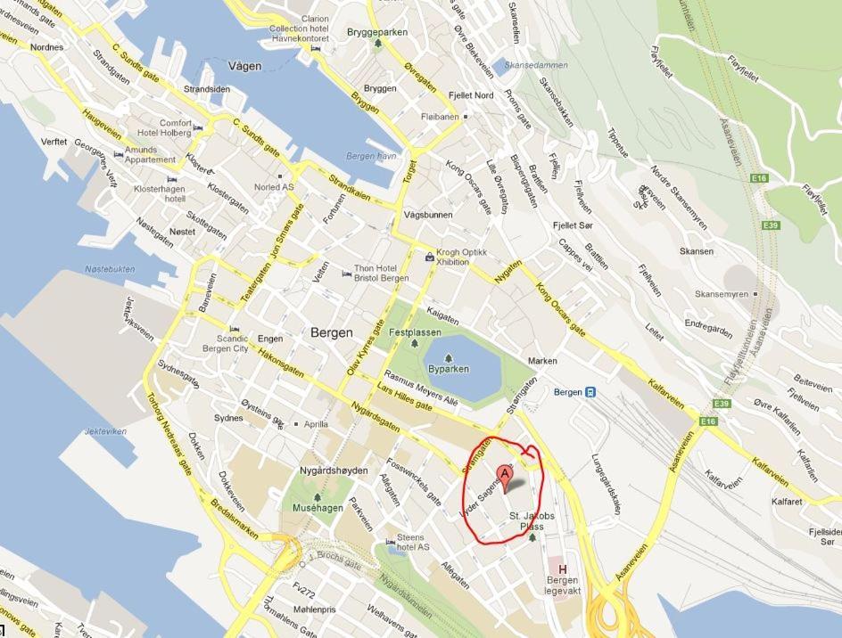80 Square Metre Flat In The Heart Of Bergen - 2 Big Bedrooms Экстерьер фото